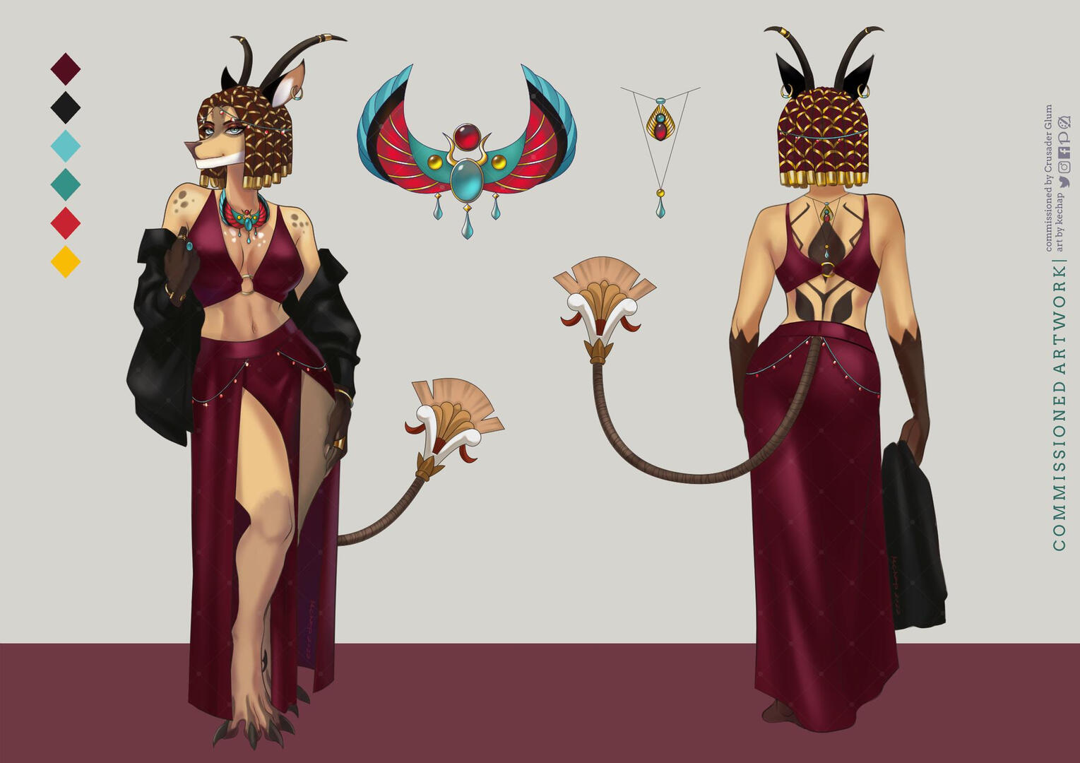 Nihaila Outfit ref Sheet