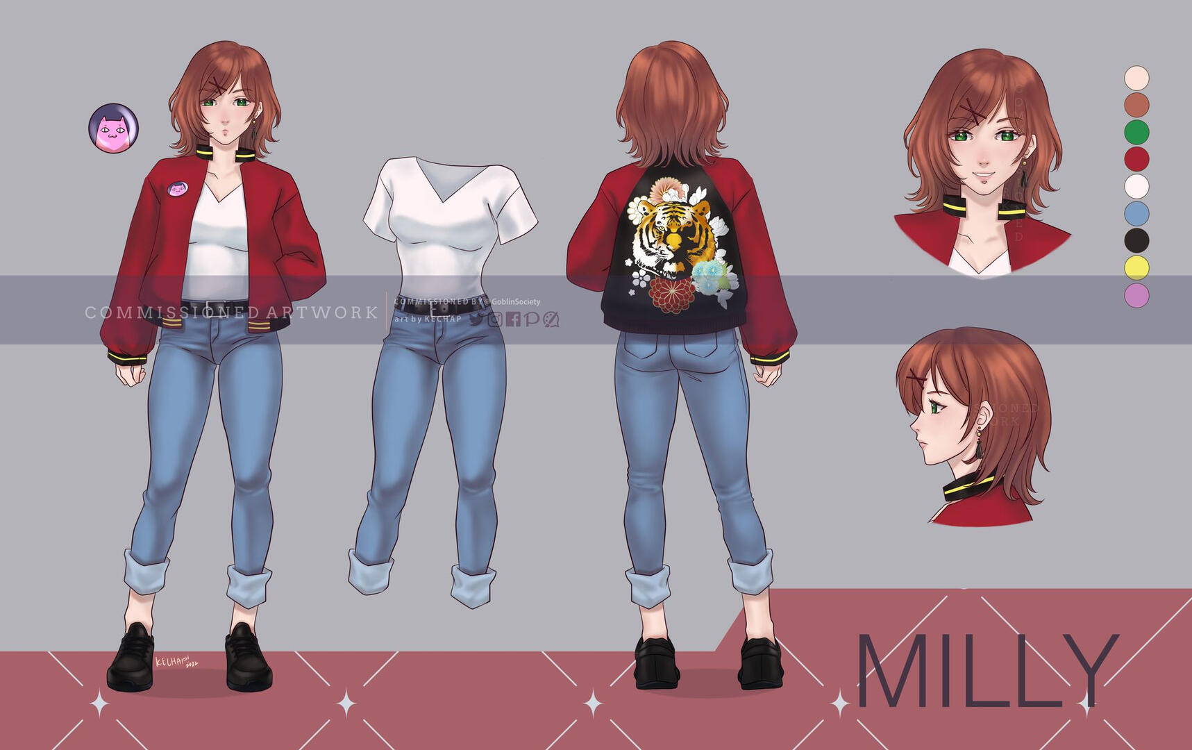 Milly Ref Sheet