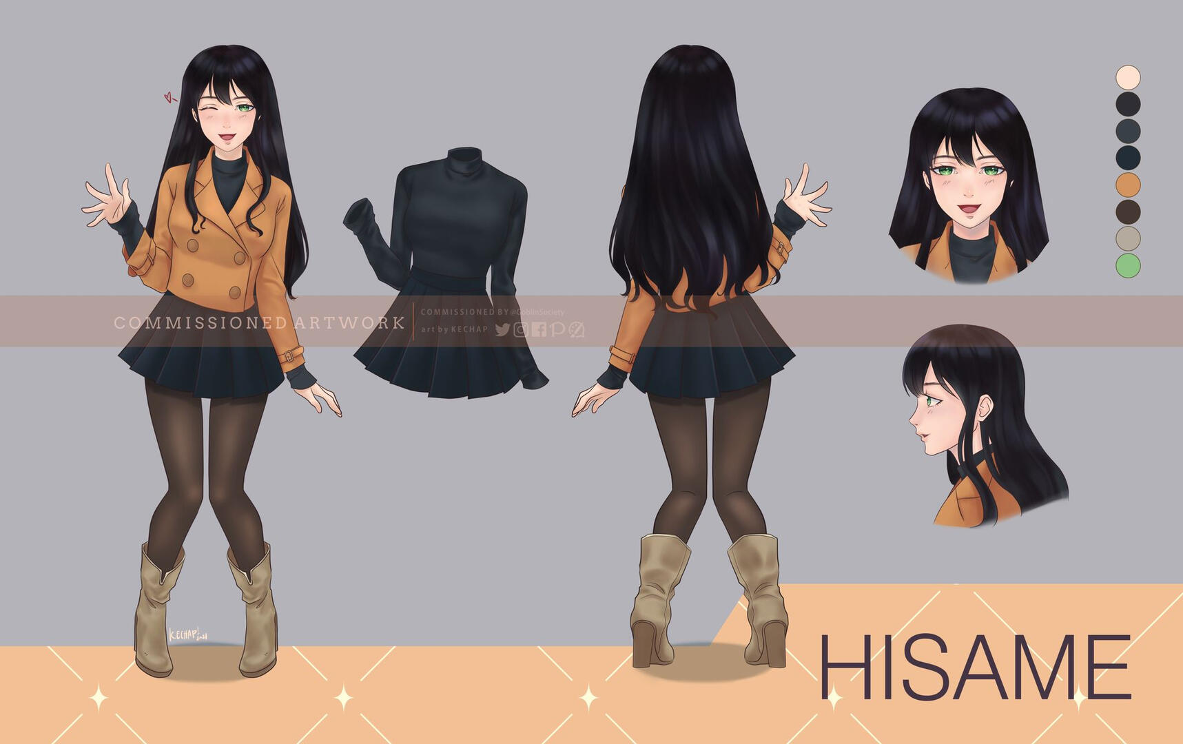 Hisame Ref Sheet